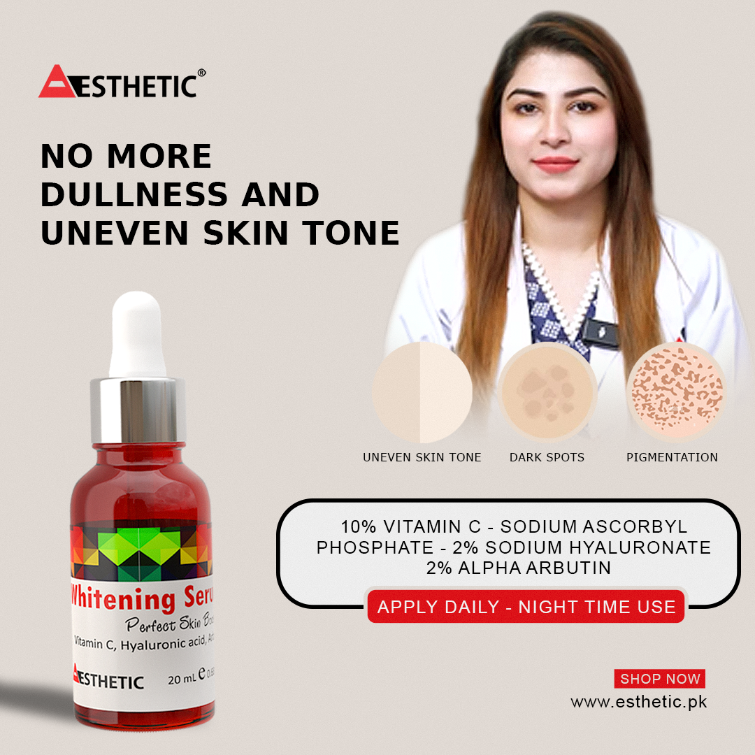 Whitening Serum. with Vitamin C & Hyaluronic acid